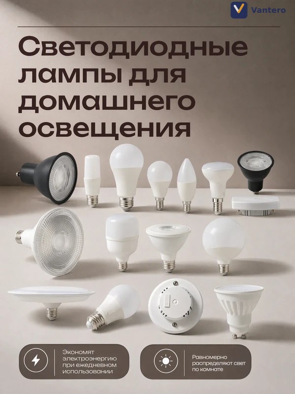Светодиодные лампы для домашнего освещения — OEM-набор