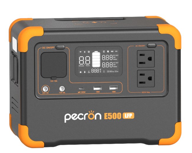 Pecron E500LFP — портативная зарядная станция с LiFePO4-накопителем
